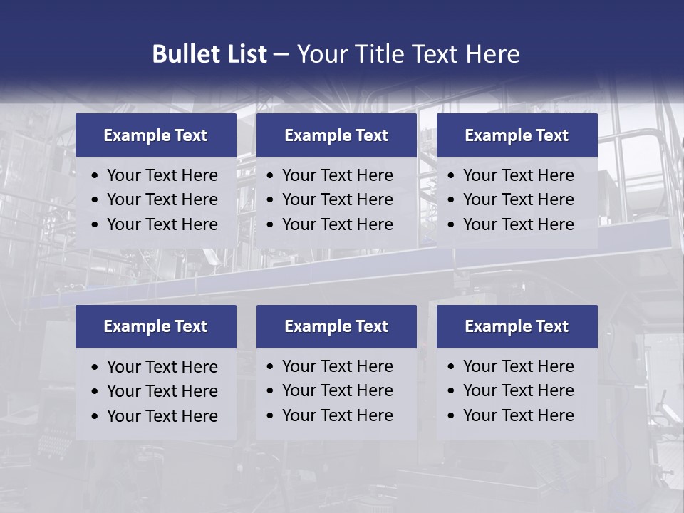 Precision Tank Work PowerPoint Template
