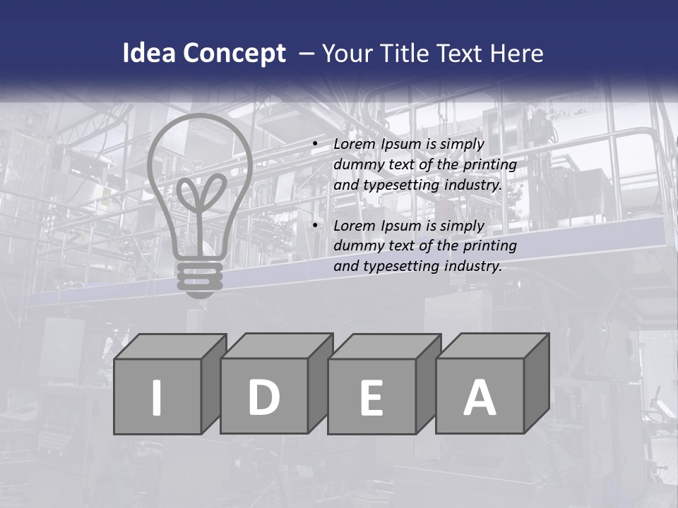 Precision Tank Work PowerPoint Template