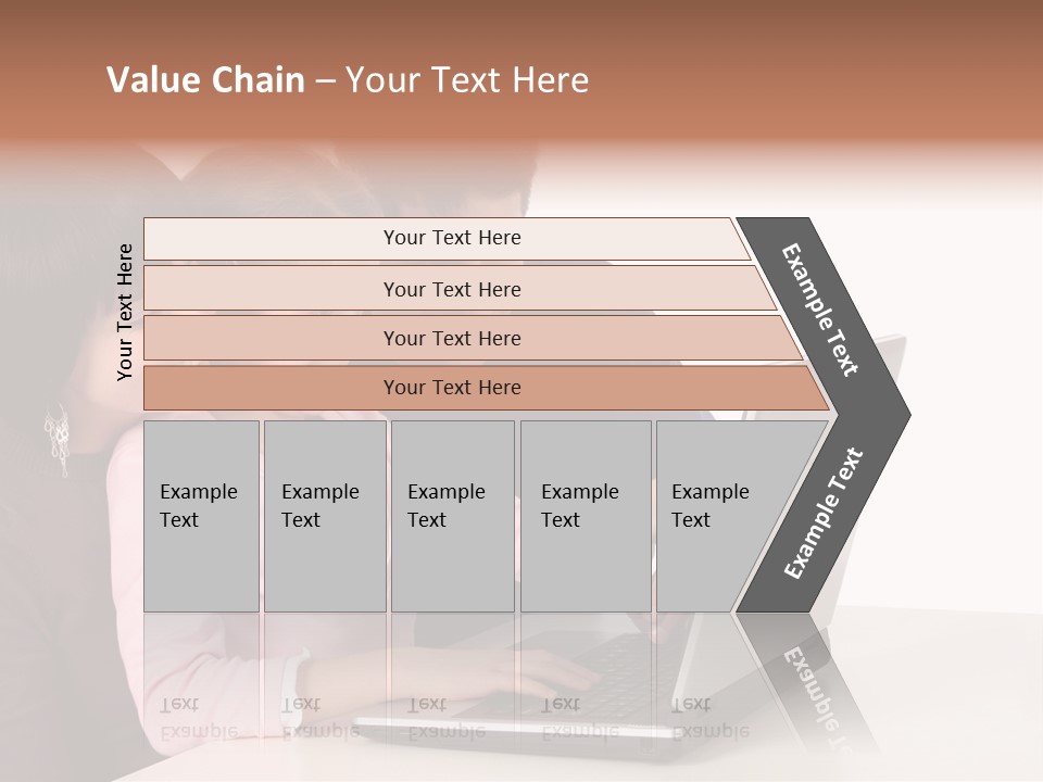 A Man And Two Children Looking At A Laptop Screen PowerPoint Template