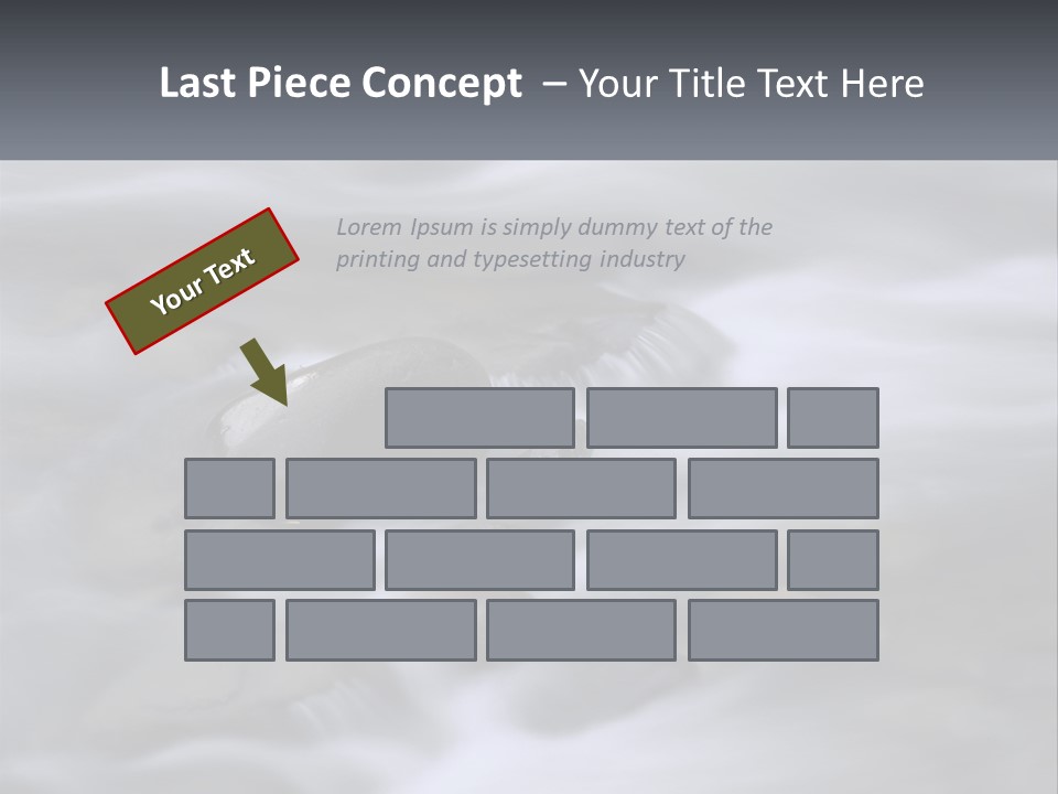 Flowing Water Beauty Great Smoky Mountains PowerPoint Template