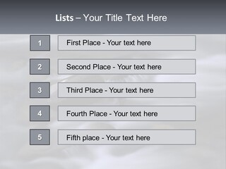 Flowing Water Beauty Great Smoky Mountains PowerPoint Template