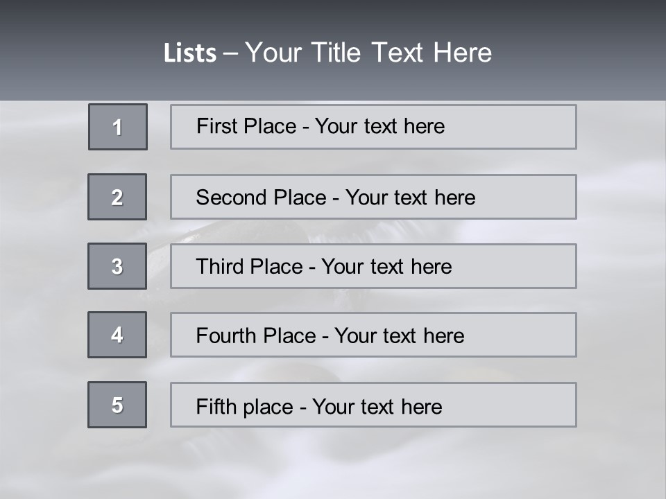 Flowing Water Beauty Great Smoky Mountains PowerPoint Template