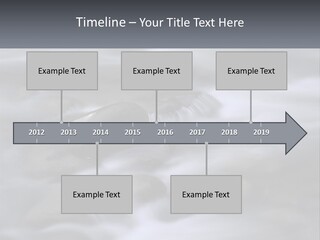Flowing Water Beauty Great Smoky Mountains PowerPoint Template