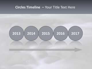 Flowing Water Beauty Great Smoky Mountains PowerPoint Template