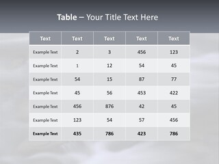 Flowing Water Beauty Great Smoky Mountains PowerPoint Template