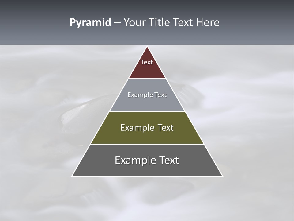 Flowing Water Beauty Great Smoky Mountains PowerPoint Template