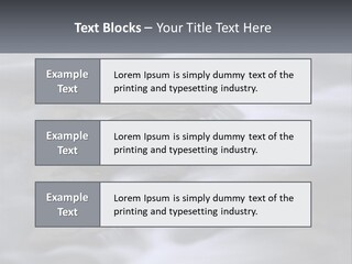 Flowing Water Beauty Great Smoky Mountains PowerPoint Template