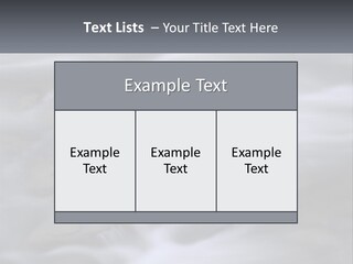 Flowing Water Beauty Great Smoky Mountains PowerPoint Template