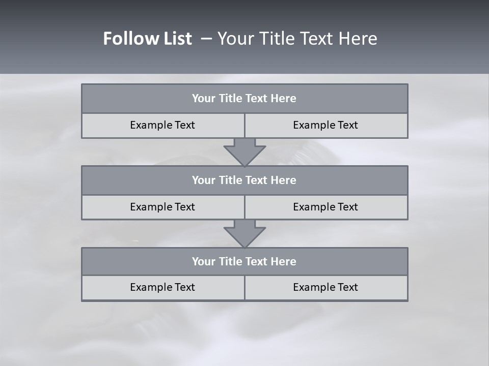 Flowing Water Beauty Great Smoky Mountains PowerPoint Template