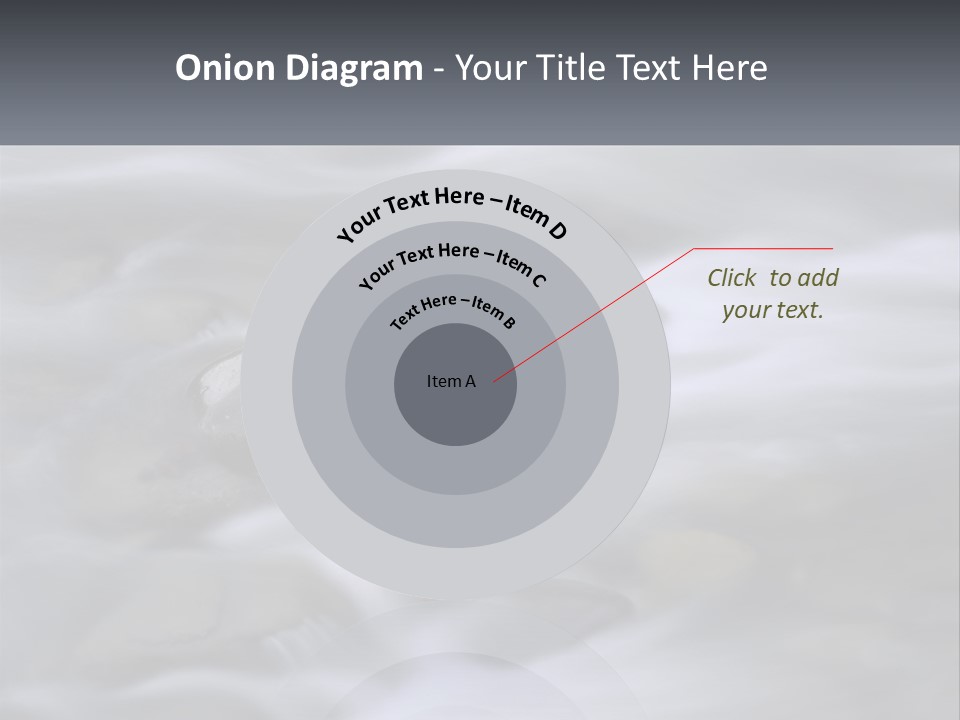 Flowing Water Beauty Great Smoky Mountains PowerPoint Template