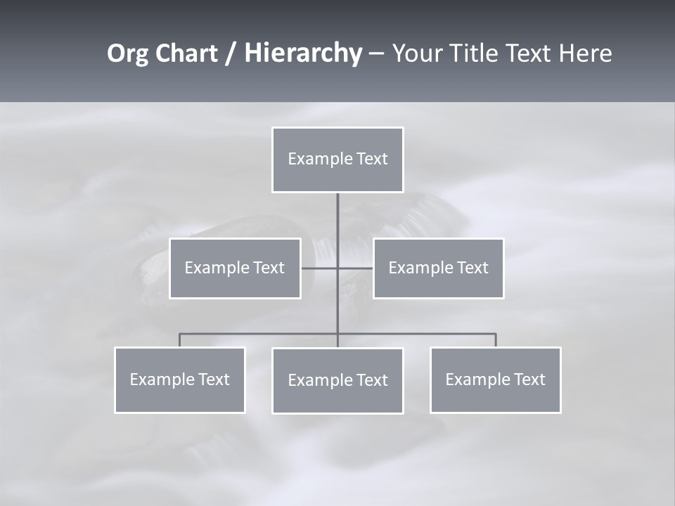 Flowing Water Beauty Great Smoky Mountains PowerPoint Template