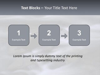 Flowing Water Beauty Great Smoky Mountains PowerPoint Template