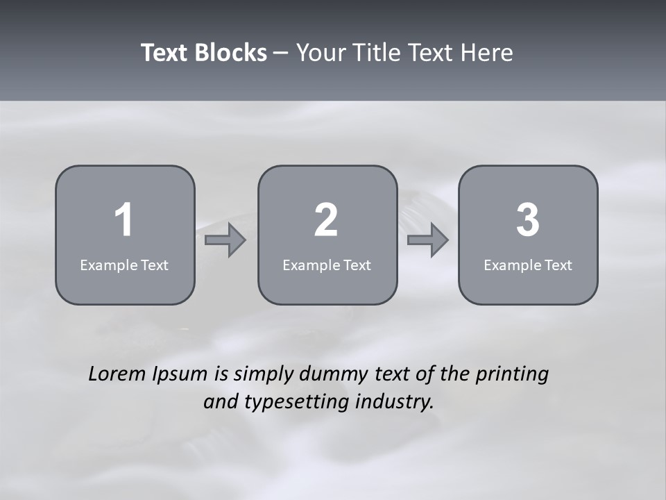 Flowing Water Beauty Great Smoky Mountains PowerPoint Template