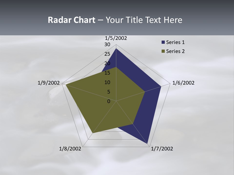 Flowing Water Beauty Great Smoky Mountains PowerPoint Template