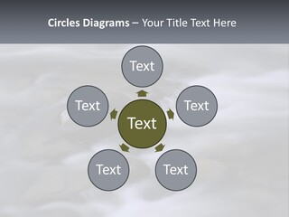 Flowing Water Beauty Great Smoky Mountains PowerPoint Template