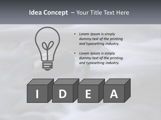 Flowing Water Beauty Great Smoky Mountains PowerPoint Template