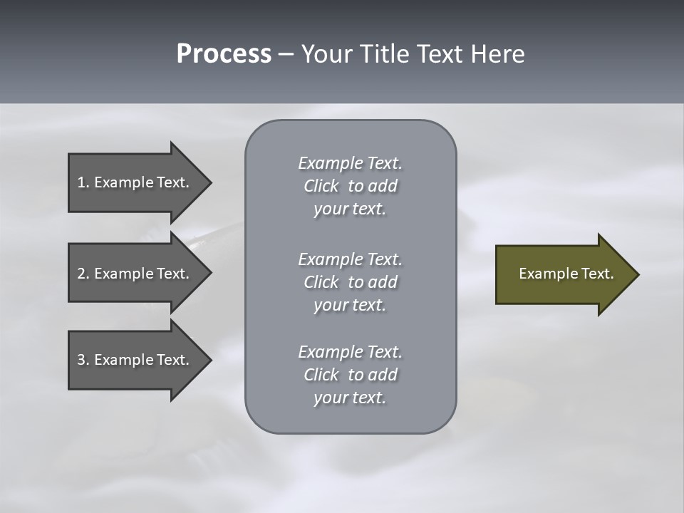 Flowing Water Beauty Great Smoky Mountains PowerPoint Template