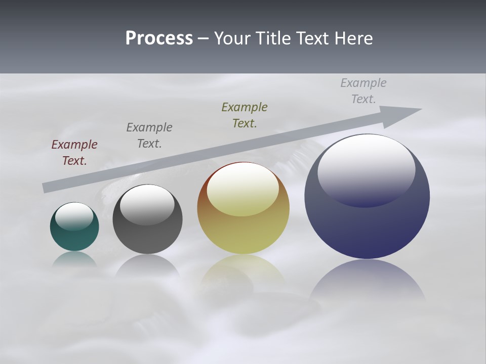 Flowing Water Beauty Great Smoky Mountains PowerPoint Template