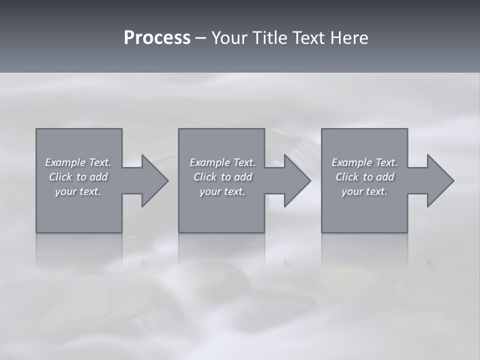 Flowing Water Beauty Great Smoky Mountains PowerPoint Template