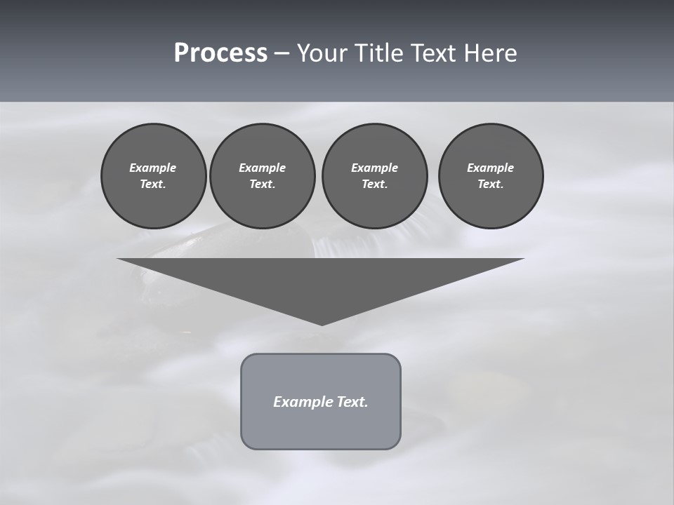 Flowing Water Beauty Great Smoky Mountains PowerPoint Template