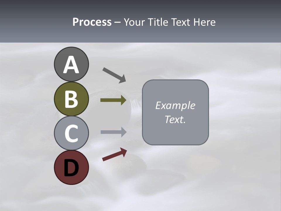 Flowing Water Beauty Great Smoky Mountains PowerPoint Template