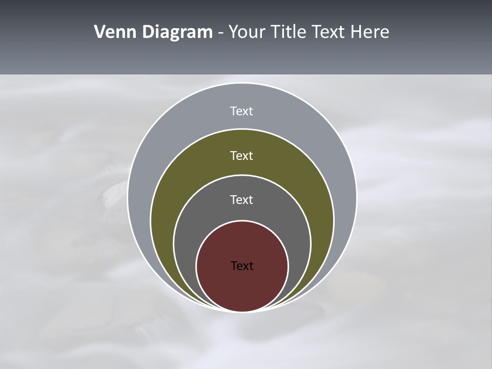 Flowing Water Beauty Great Smoky Mountains PowerPoint Template