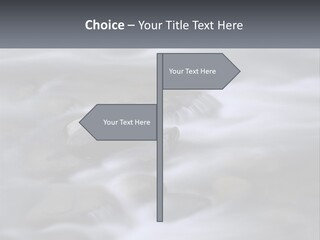 Flowing Water Beauty Great Smoky Mountains PowerPoint Template