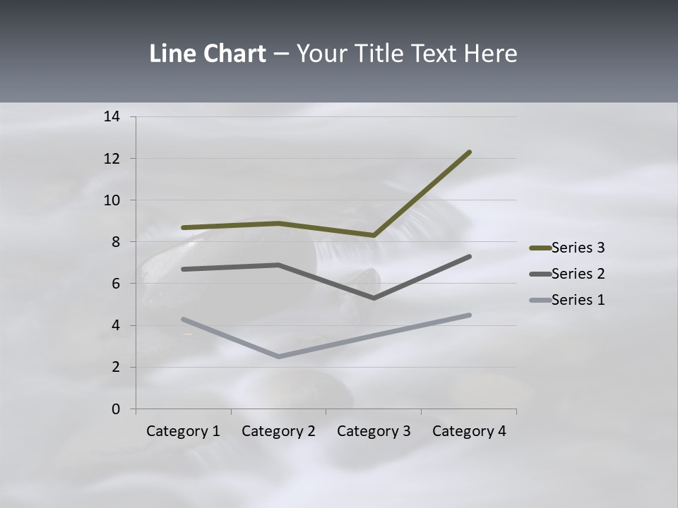 Flowing Water Beauty Great Smoky Mountains PowerPoint Template