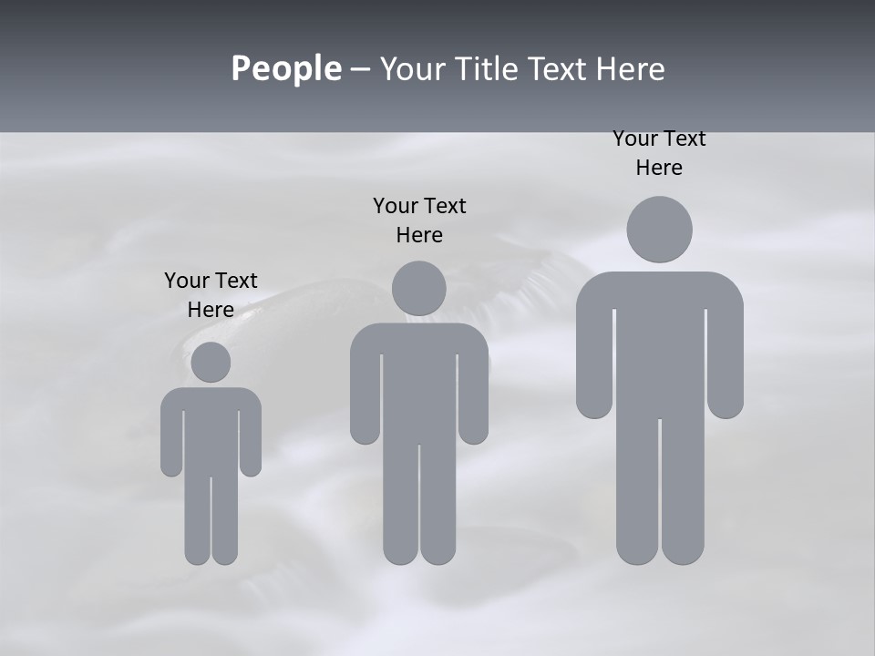 Flowing Water Beauty Great Smoky Mountains PowerPoint Template