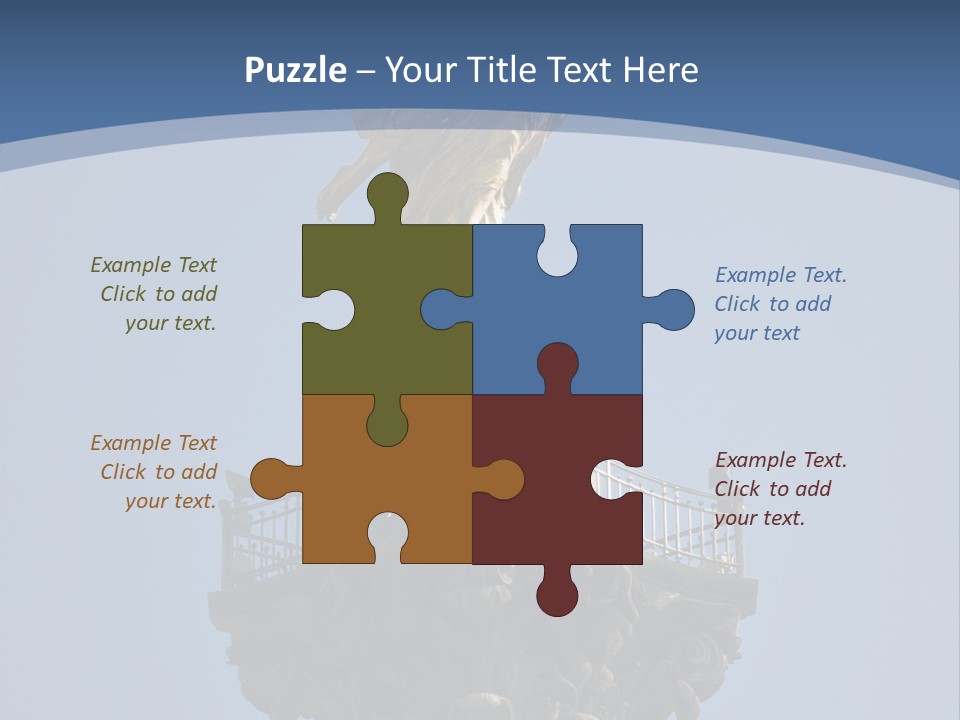 Wings Gold Golden PowerPoint Template