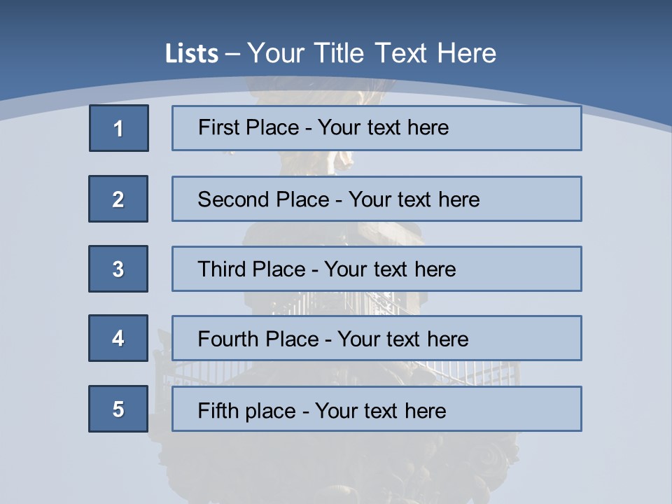 Wings Gold Golden PowerPoint Template