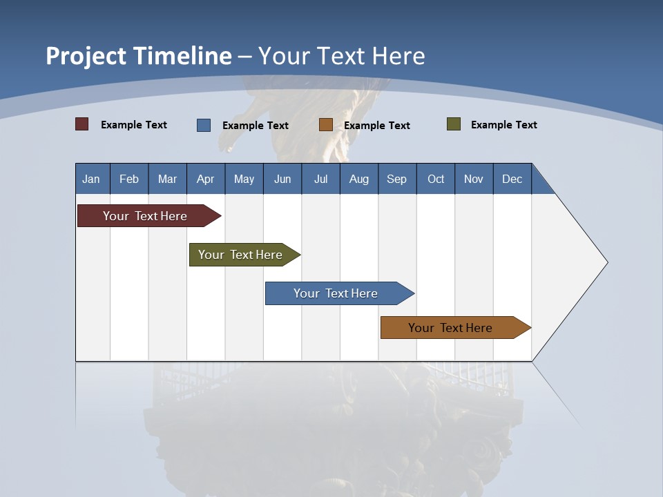 Wings Gold Golden PowerPoint Template