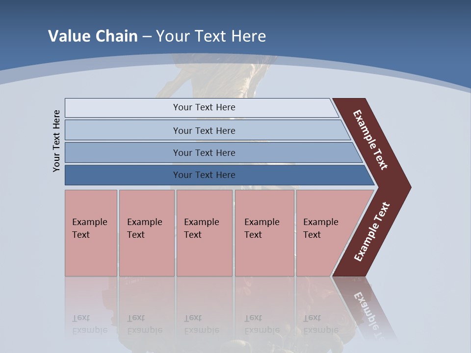 Wings Gold Golden PowerPoint Template