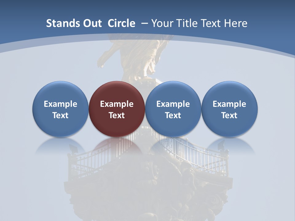 Wings Gold Golden PowerPoint Template