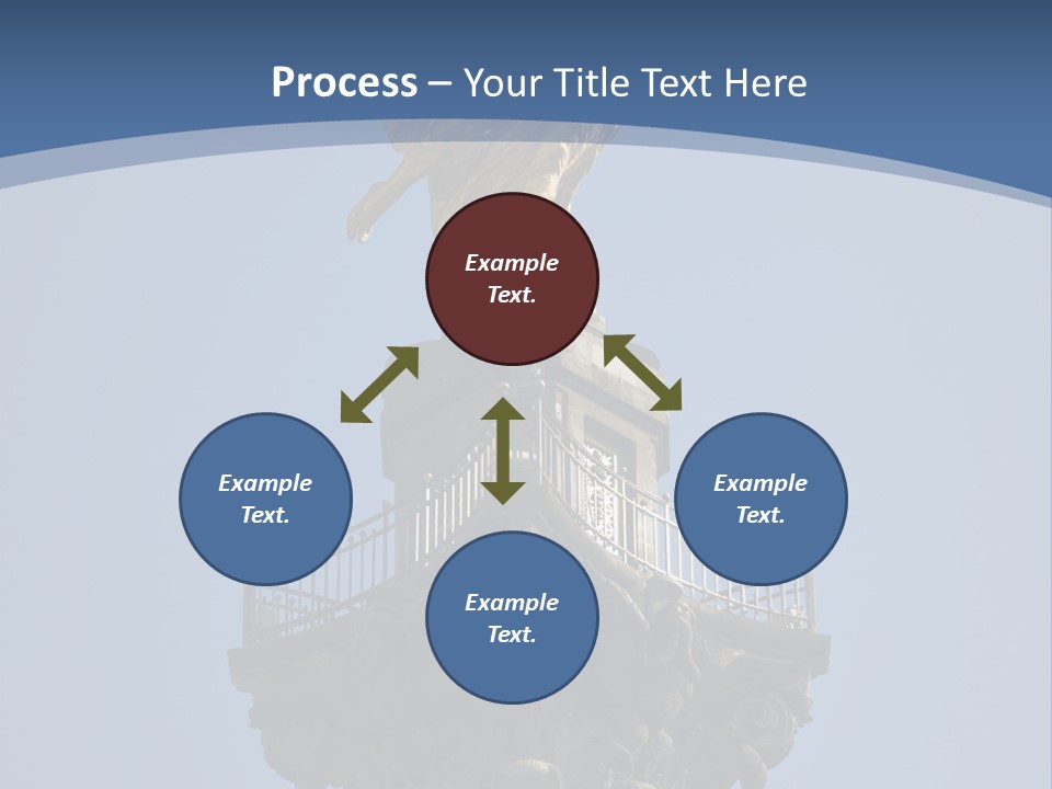 Wings Gold Golden PowerPoint Template