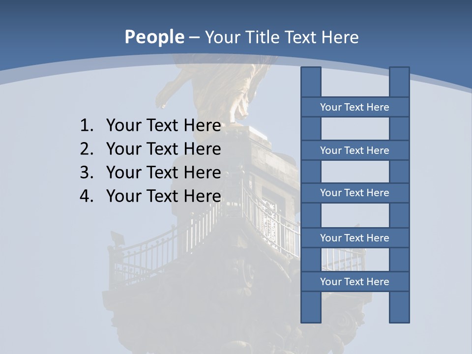 Wings Gold Golden PowerPoint Template