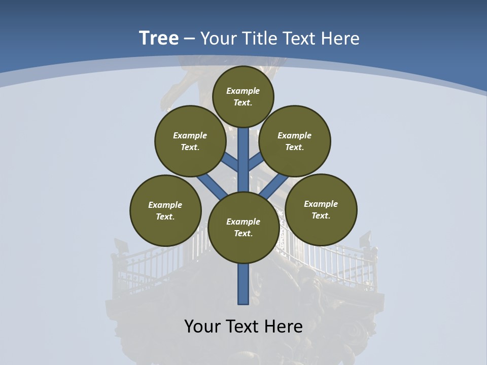 Wings Gold Golden PowerPoint Template