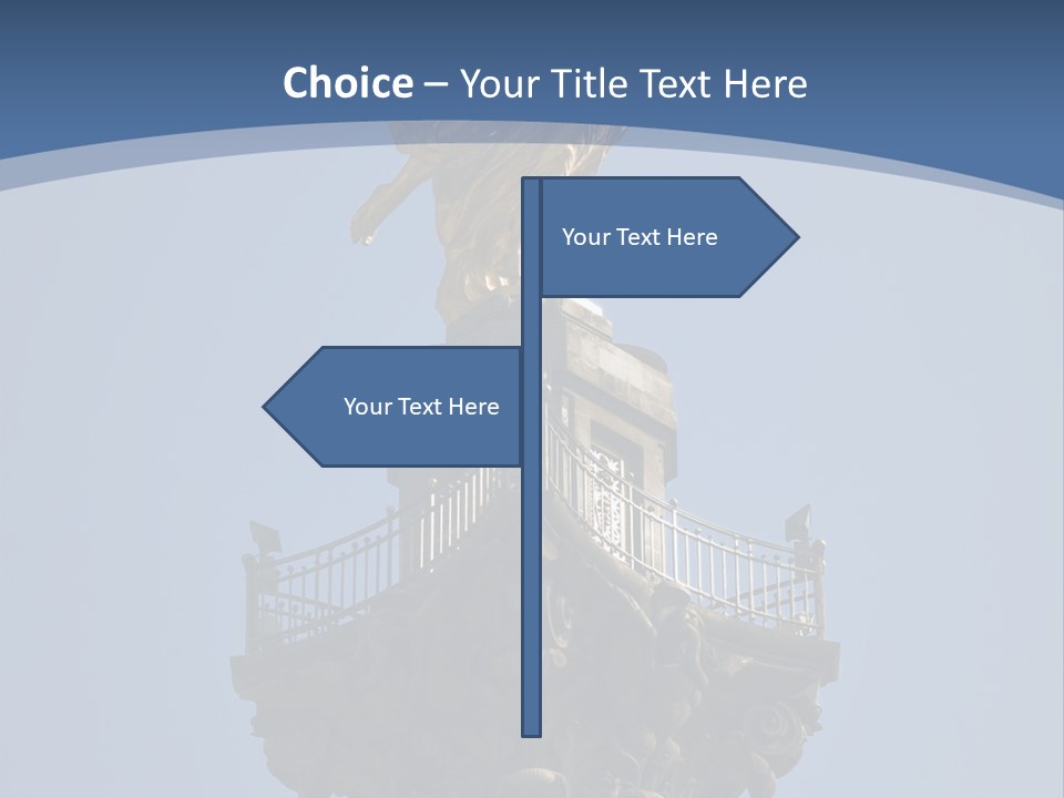 Wings Gold Golden PowerPoint Template