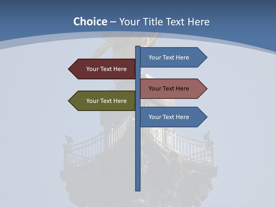 Wings Gold Golden PowerPoint Template