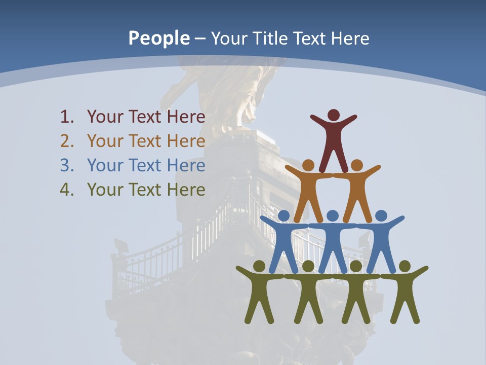 Wings Gold Golden PowerPoint Template