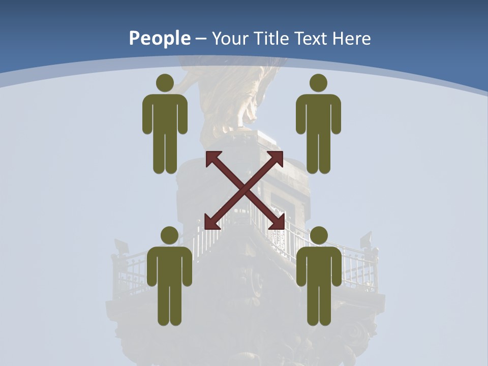 Wings Gold Golden PowerPoint Template