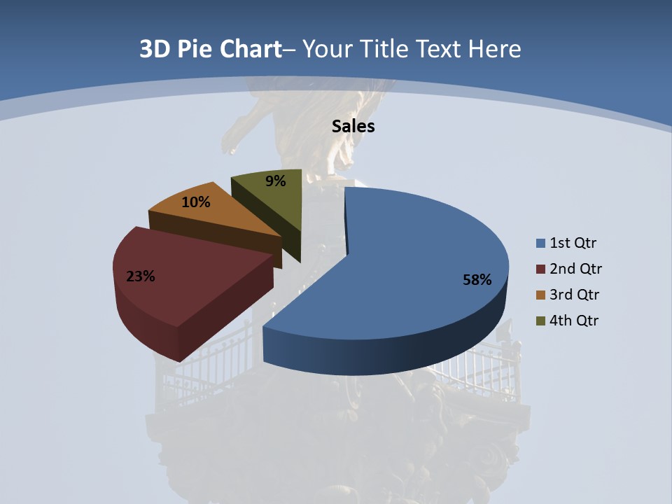 Wings Gold Golden PowerPoint Template