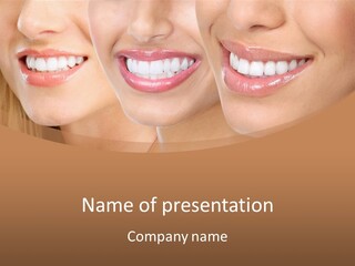 Dentistry Teeth Natural PowerPoint Template