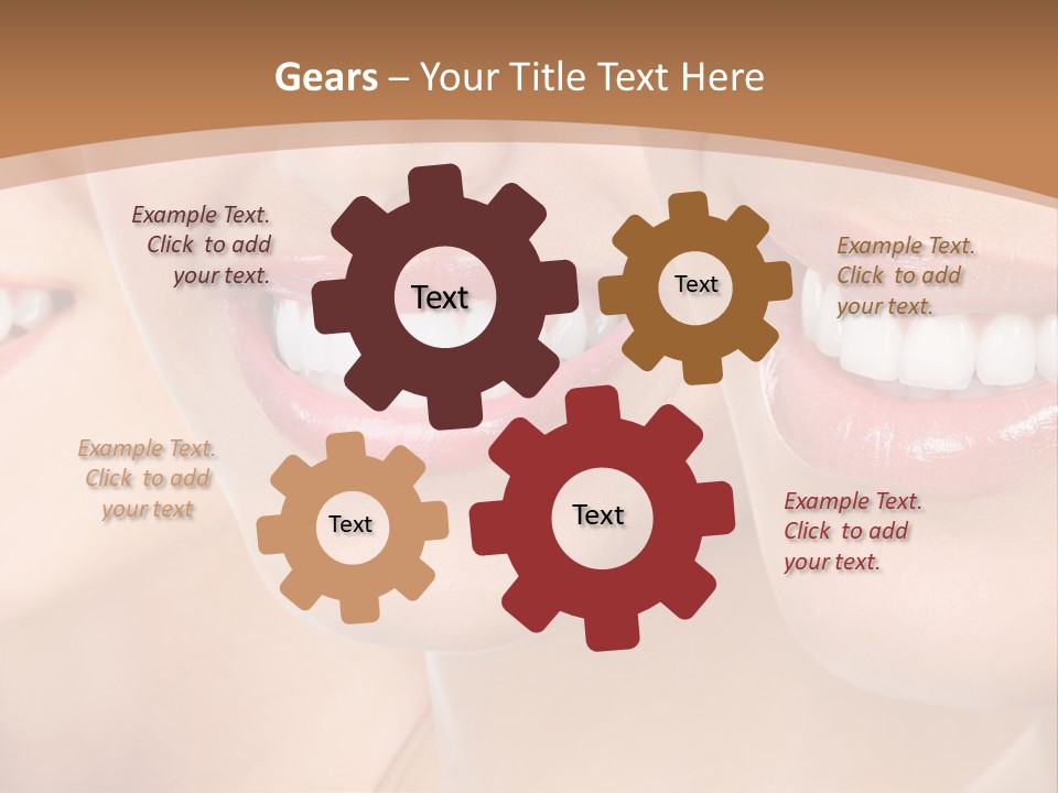 Dentistry Teeth Natural PowerPoint Template