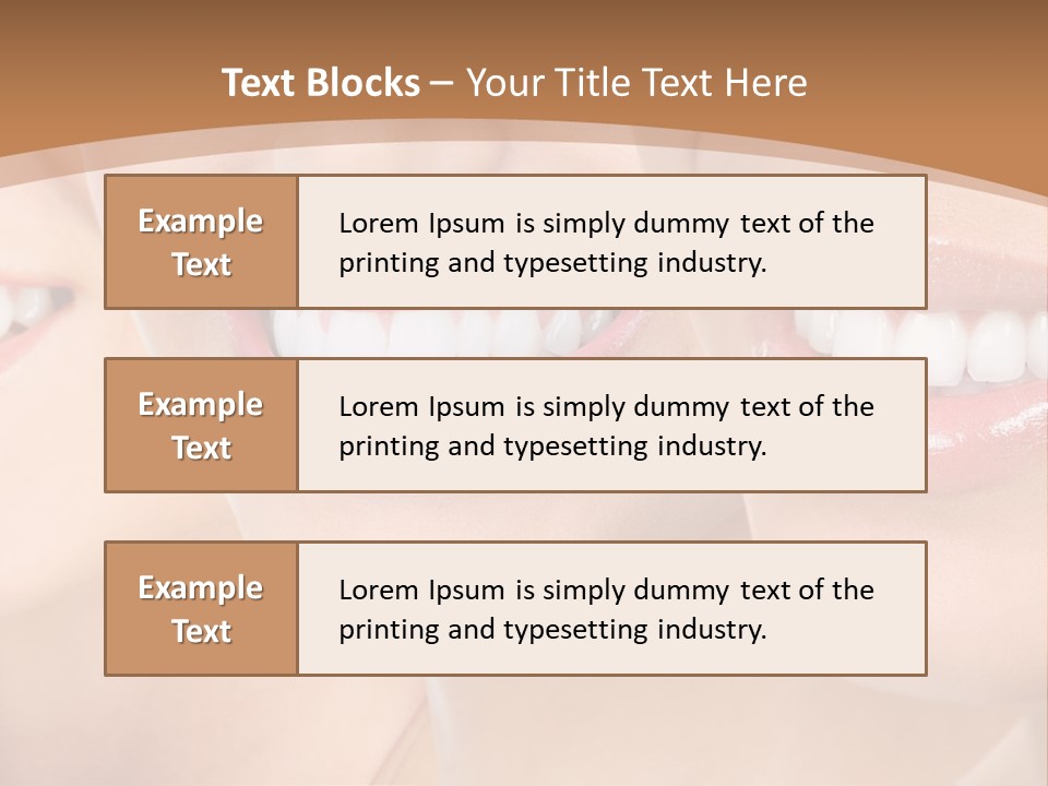 Dentistry Teeth Natural PowerPoint Template