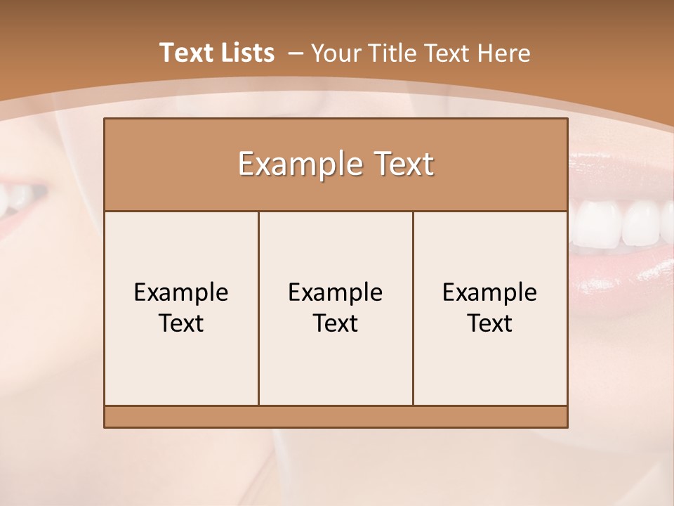 Dentistry Teeth Natural PowerPoint Template