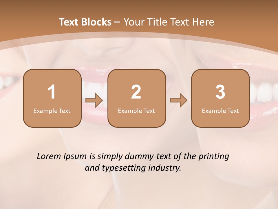 Dentistry Teeth Natural PowerPoint Template