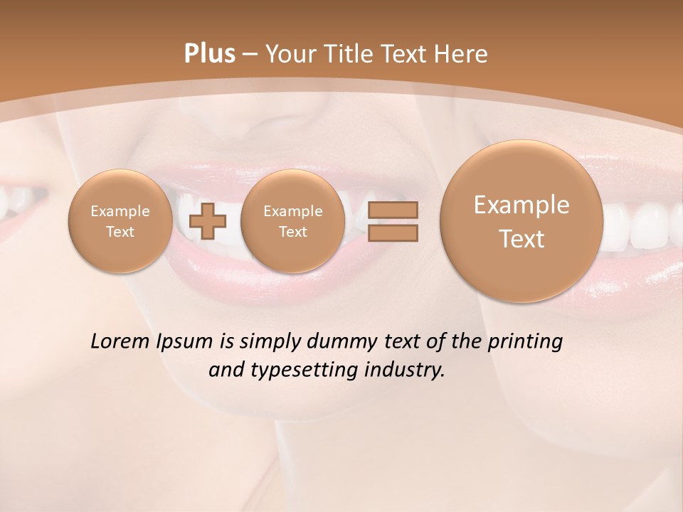 Dentistry Teeth Natural PowerPoint Template