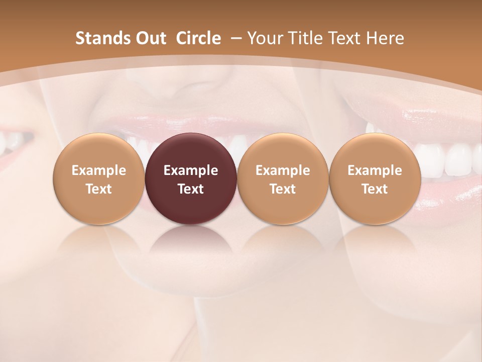 Dentistry Teeth Natural PowerPoint Template