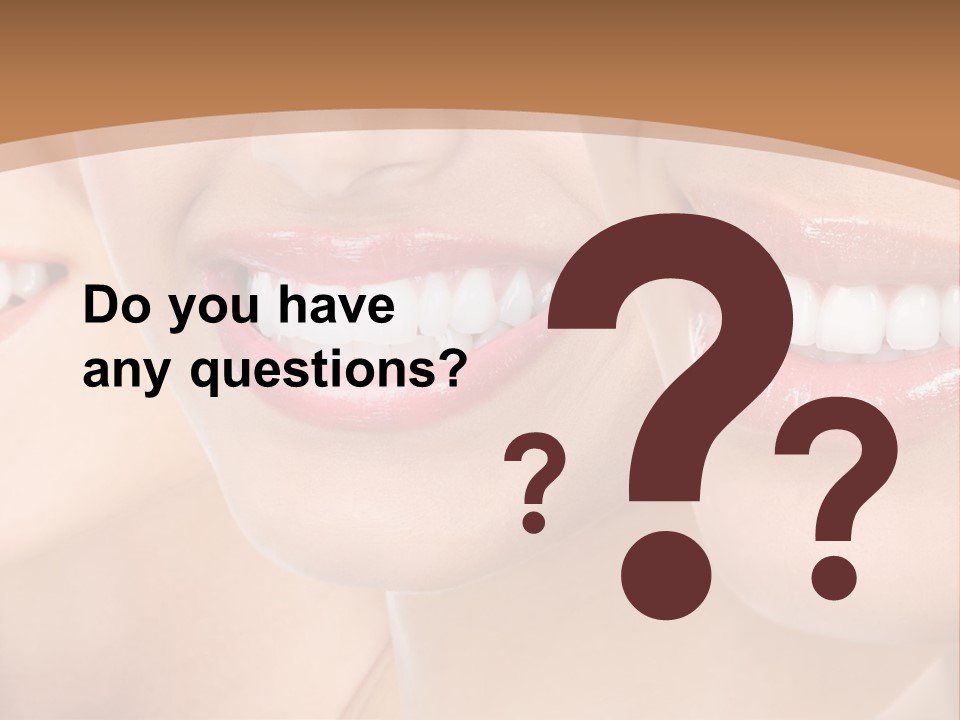 Dentistry Teeth Natural PowerPoint Template